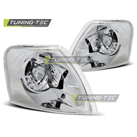 Indicatori Anteriori Cromato per Volkswagen Passat B5 11/1996-08/2000 (Cod. TT-KPVW09)