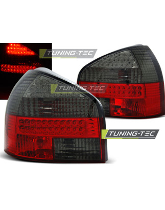 Fanali Posteriori LED Rosso Fumé per Audi A3 08/1996-08/2000 (Cod. TT-LDAU86)