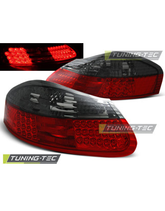 Fanali Posteriori LED Rosso Fumé per Porsche Boxster 1996-2004 (Cod. TT-LDPO06)
