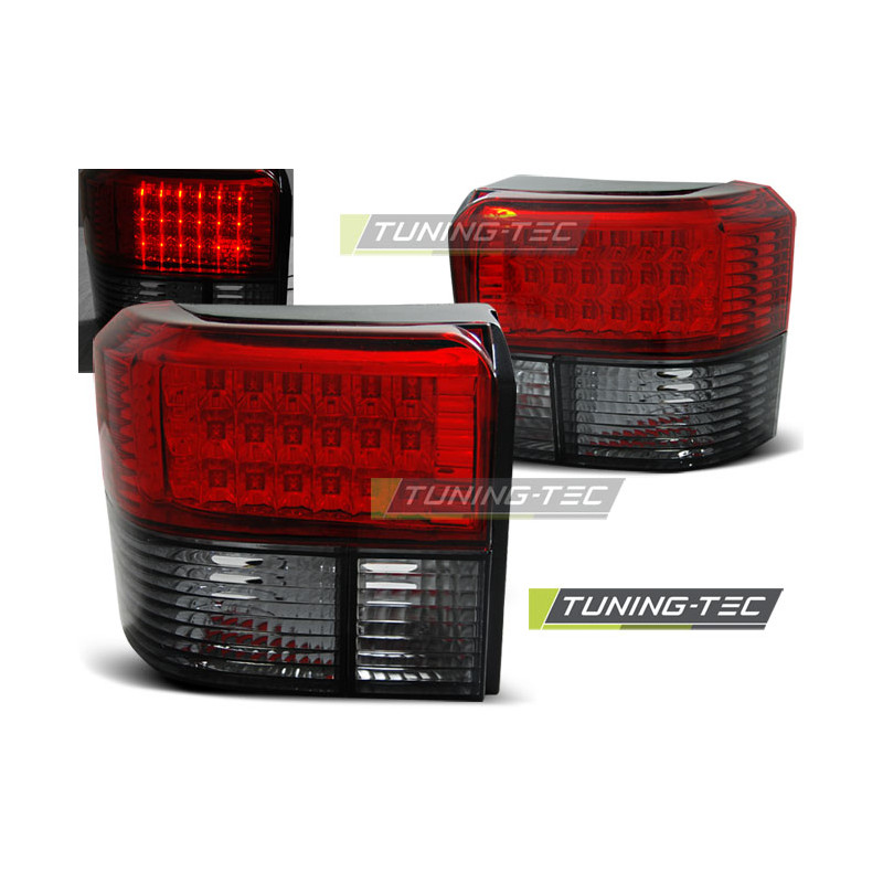 Fanali Posteriori LED Rosso Fumé per Volkswagen T4 1990-03/2003 (Cod. TT-LDVW57)