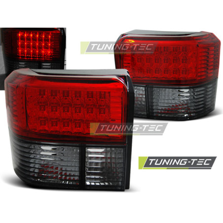 Fanali Posteriori LED Rosso Fumé per Volkswagen T4 1990-03/2003 (Cod. TT-LDVW57)