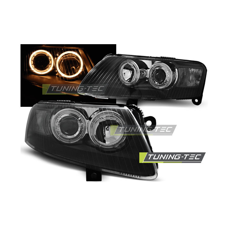 Fari Anteriori Angel Eyes per Audi A6 C6 04/2004-2008 (Cod. TT-LPAU72)