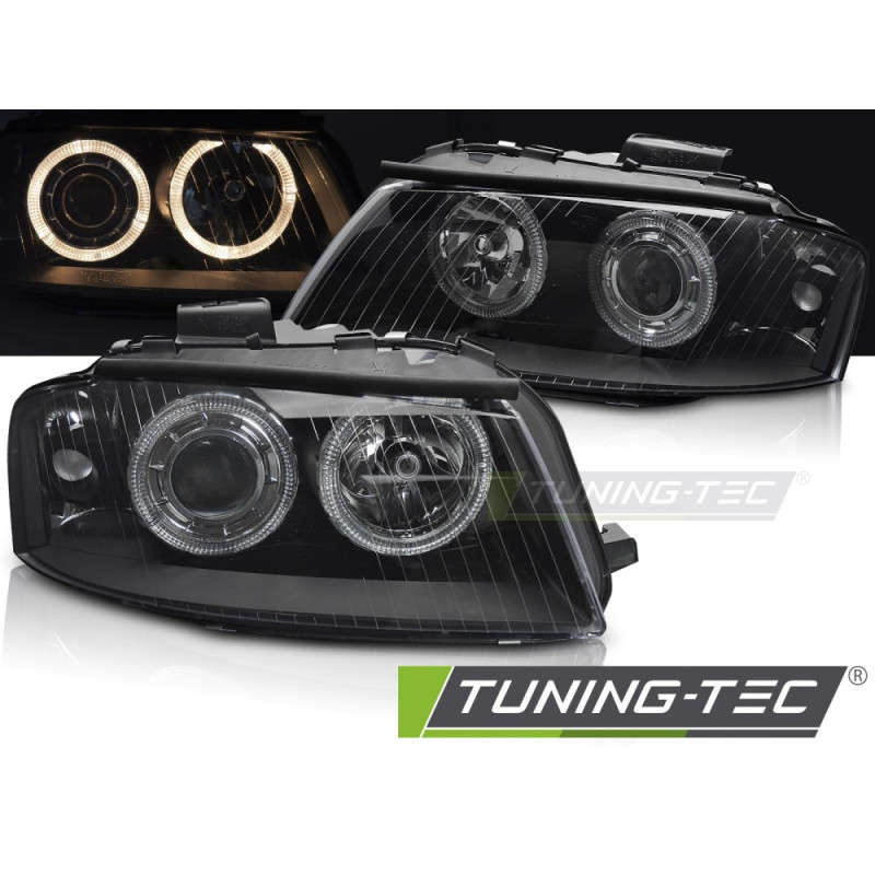 Fari Anteriori Angel Eyes per Audi A3 8P 05/2003-03/2008 (Cod. TT-LPAU78)