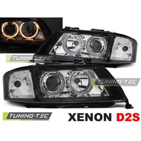 Fari Anteriori Angel Eyes per Audi A6 05/1997-09/1999 (Cod. TT-LPAU80)
