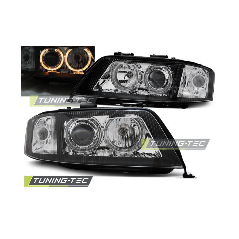 Fari Anteriori Angel Eyes per Audi A6 06/2001-05/2004 (Cod. TT-LPAU82)