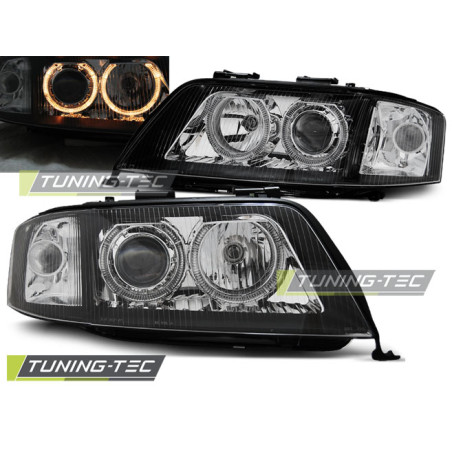 Fari Anteriori Angel Eyes per Audi A6 06/2001-05/2004 (Cod. TT-LPAU82)