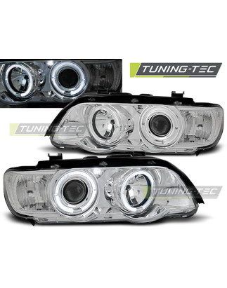 Fari Anteriori Angel Eyes per BMW X5 E53 09/1999-10/2003 (Cod. TT-LPBM44)