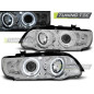 Fari Anteriori Angel Eyes per BMW X5 E53 09/1999-10/2003 (Cod. TT-LPBM44)