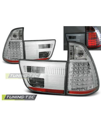 Fanali Posteriori LED Cromato per BMW X5 E53 09/1999-10/2003 (Cod. TT-LDBM22)