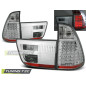 Fanali Posteriori LED Cromato per BMW X5 E53 09/1999-10/2003 (Cod. TT-LDBM22)