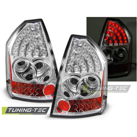 Fanali Posteriori LED Cromato per Chrysler 300C 2005-2008 (Cod. TT-LDCH01)