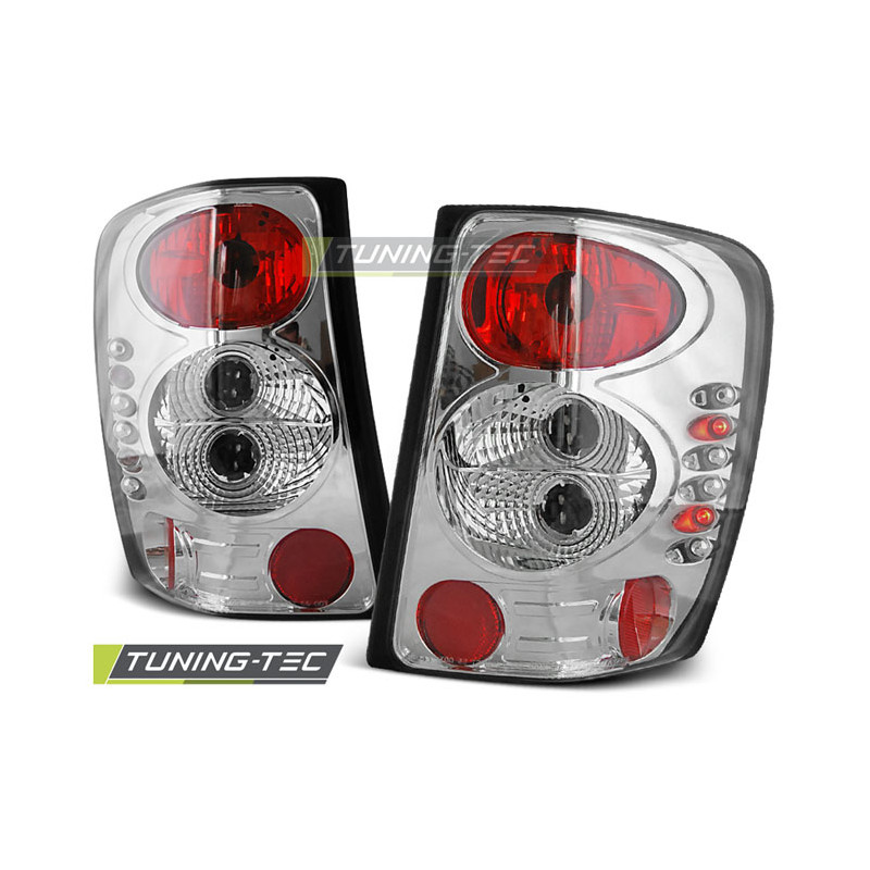 Fanali Posteriori Cromato per Chrysler Jeep Grand Cherokee Wj 1999-05/2005 (Cod. TT-LTCH03)