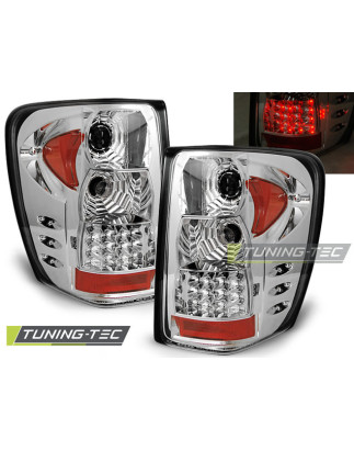 Fanali Posteriori LED Cromato per Chrysler Jeep Grand Cherokee 1999-05/2005 (Cod. TT-LDCH06)