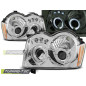 Fari Anteriori Angel Eyes per Chrysler Jeep Grand Cherokee 2005-2008 (Cod. TT-LPCH05)