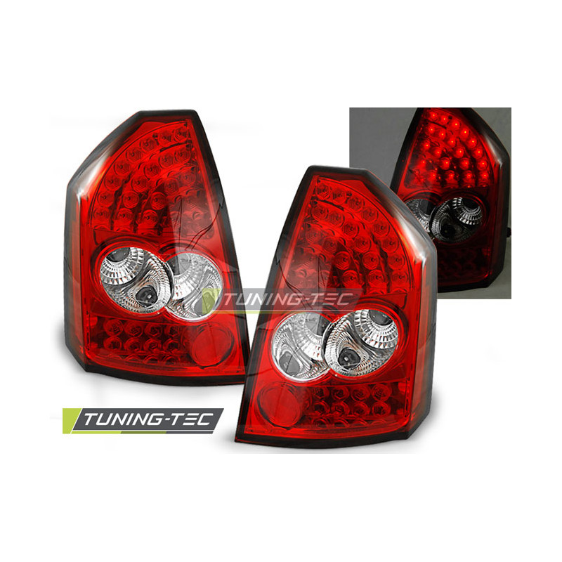 Fanali Posteriori LED Rosso/bianco per Chrysler 300C 2005-2008 (Cod. TT-LDCH02)