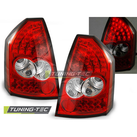 Fanali Posteriori LED Rosso/bianco per Chrysler 300C 2005-2008 (Cod. TT-LDCH02)