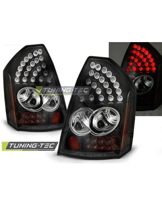 Fanali Posteriori LED Nero per Chrysler 300C 2005-2008 (Cod. TT-LDCH03)