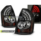Fanali Posteriori LED Nero per Chrysler 300C 2005-2008 (Cod. TT-LDCH03)