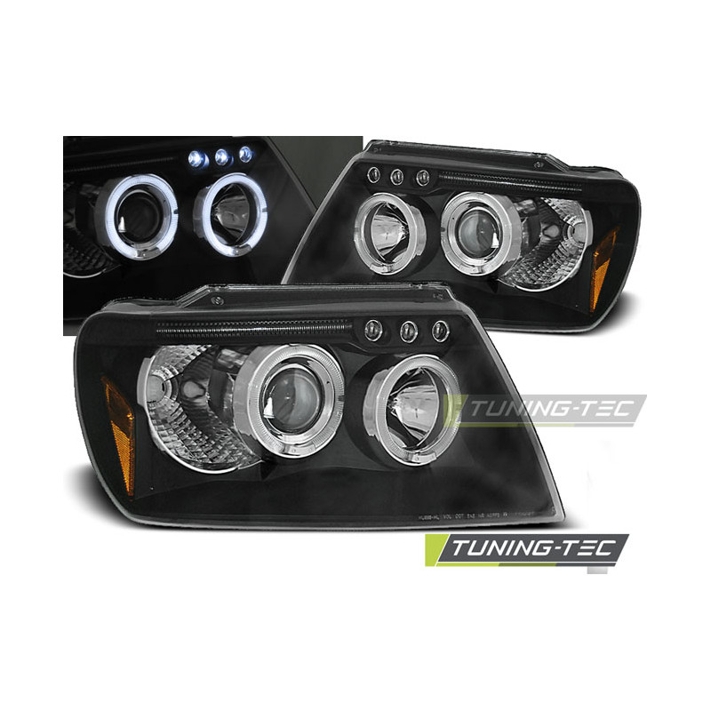 Fari Anteriori Angel Eyes per Chrysler Jeep Grand Cherokee 1999-05/2005 (Cod. TT-LPCH04)