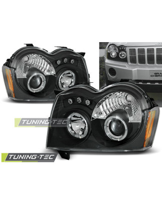 Fari Anteriori Angel Eyes per Chrysler Jeep Grand Cherokee 2005-2008 (Cod. TT-LPCH06)