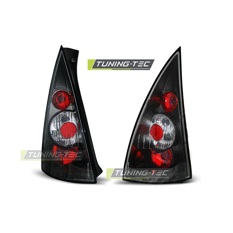 Fanali Posteriori Nero per Citroën C3 03/2002-08/2005 (Cod. TT-LTCI05)