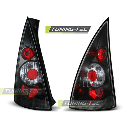 Fanali Posteriori Nero per Citroën C3 03/2002-08/2005 (Cod. TT-LTCI05)