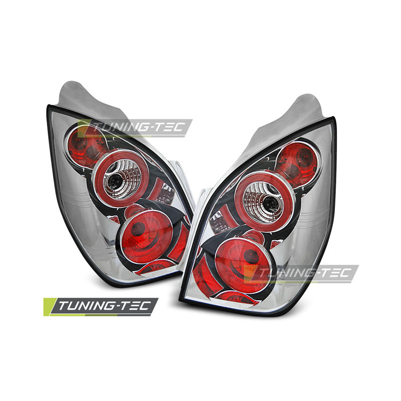 Fanali Posteriori Cromato per Citroën C2 11/2003-2010 (Cod. TT-LTCI06)