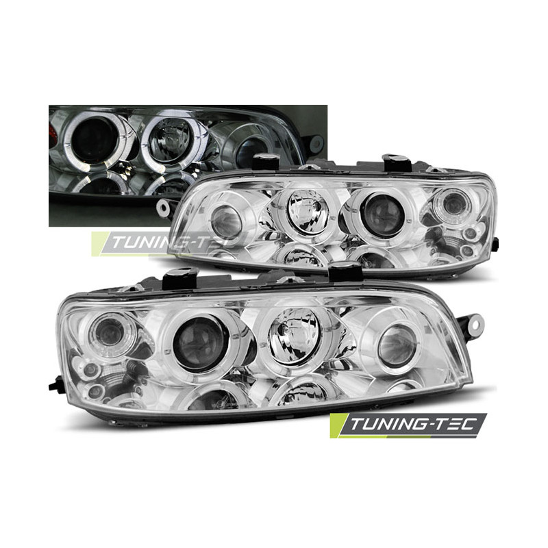 Fari Anteriori Angel Eyes per Fiat Punto 2 10/1999-06/2003 (Cod. TT-LPFI01)