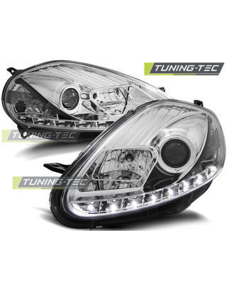 Fari Anteriori con Luci Diurne Luci Diurne Cromato per Fiat Grande Punto 09/2005-2008 (Cod. TT-LPFI0