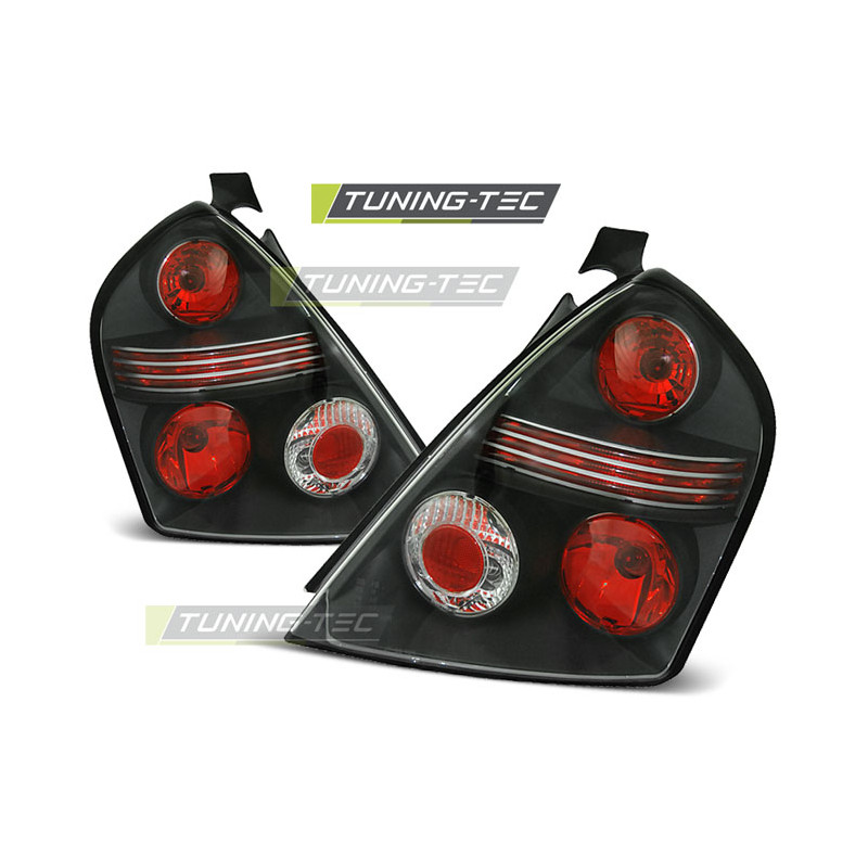 Fanali Posteriori Nero per Fiat Stilo 3D 10/2001-2007 (Cod. TT-LTFI12)