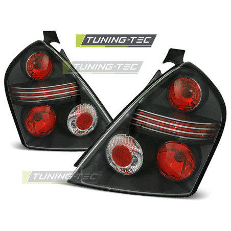 Fanali Posteriori Nero per Fiat Stilo 3D 10/2001-2007 (Cod. TT-LTFI12)
