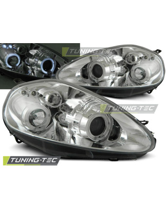 Fari Anteriori Angel Eyes per Fiat Grande Punto 09/2005-2008 (Cod. TT-LPFI03)
