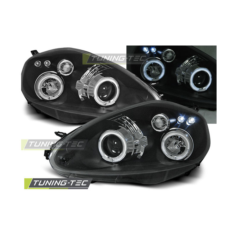 Fari Anteriori Angel Eyes per Fiat Grande Punto 09/2005-2008 (Cod. TT-LPFI04)