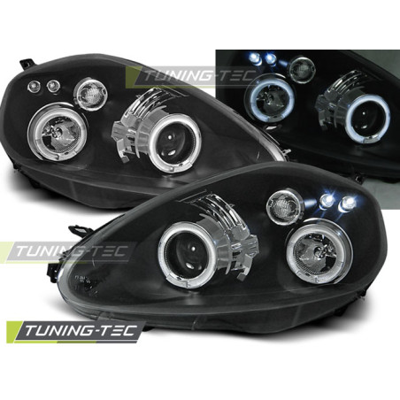 Fari Anteriori Angel Eyes per Fiat Grande Punto 09/2005-2008 (Cod. TT-LPFI04)
