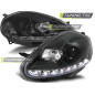 Fari Anteriori con Luci Diurne Luci Diurne Nero per Fiat Grande Punto 09/2005-2008 (Cod. TT-LPFI06)