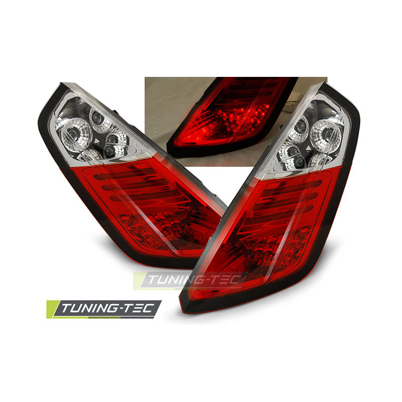 Fanali Posteriori LED LED Rosso/bianco per Fiat Grande Punto 09/2005-2009 (Cod. TT-LDFI02)