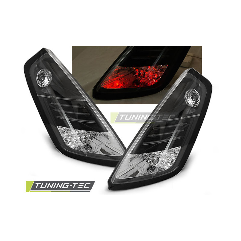 Fanali Posteriori LED LED Nero per Fiat Grande Punto 09/2005-2009 (Cod. TT-LDFI03)