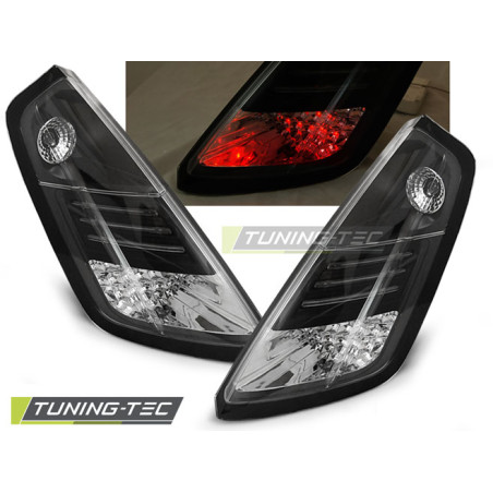 Fanali Posteriori LED LED Nero per Fiat Grande Punto 09/2005-2009 (Cod. TT-LDFI03)