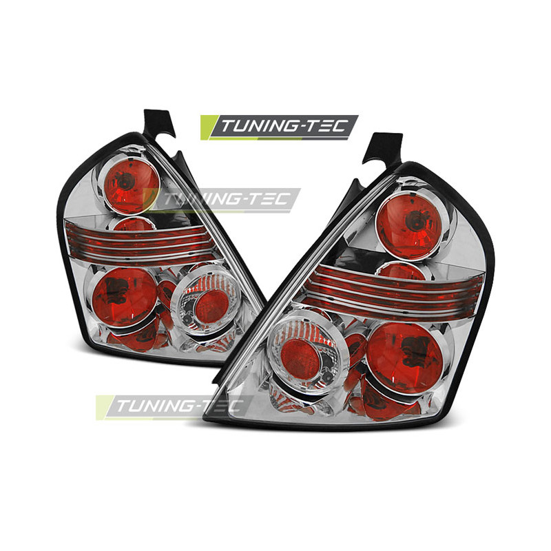 Fanali Posteriori Cromato per Fiat Stilo 3D 10/2001-2007 (Cod. TT-LTFI11)