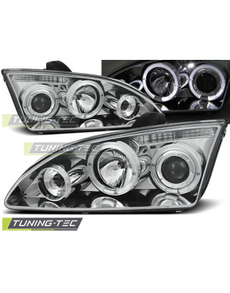 Fari Anteriori Angel Eyes per Ford Focus Ii 09/2004-01/2008 (Cod. TT-LPFO13)
