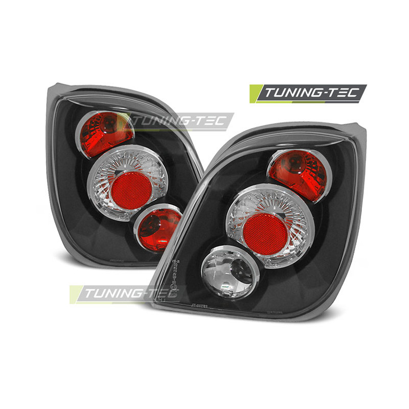 Fanali Posteriori Nero per Ford Fiesta Mk3 04/1989-09/1995 (Cod. TT-LTFO26)