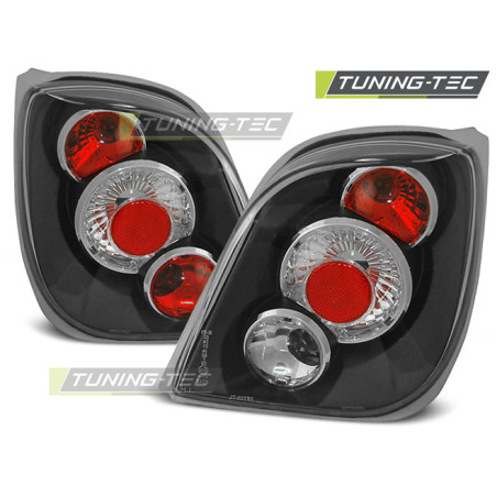 Fanali Posteriori Nero per Ford Fiesta Mk3 04/1989-09/1995 (Cod. TT-LTFO26)