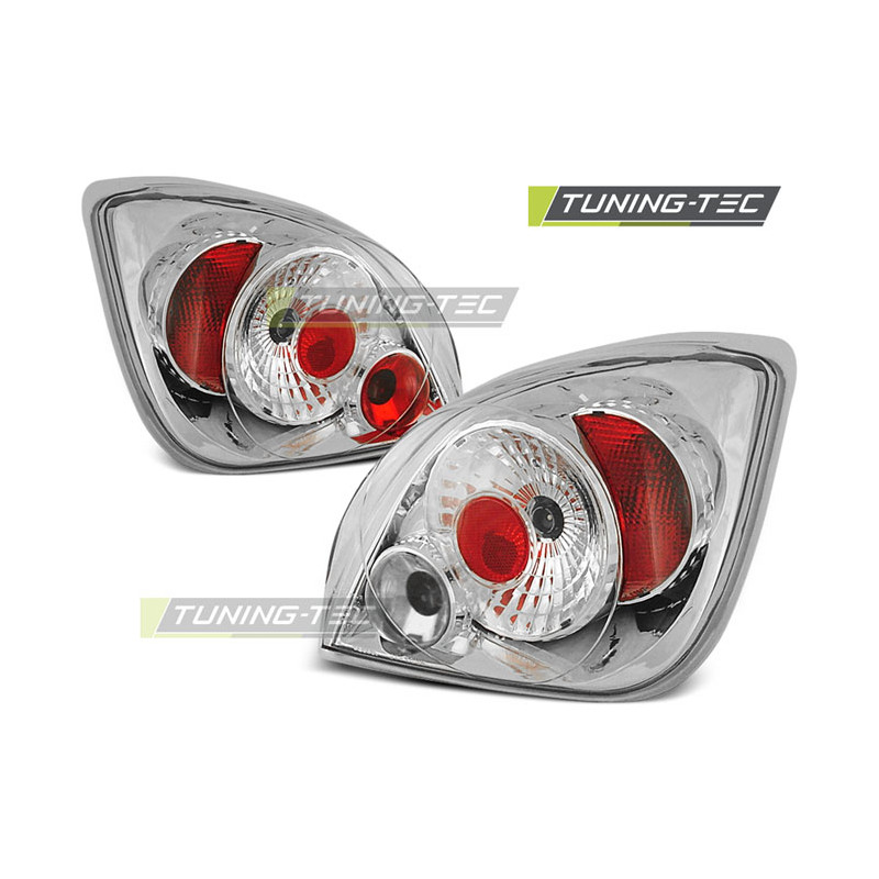 Fanali Posteriori Cromato per Ford Fiesta Mk4/5 10/1995-04/2002 (Cod. TT-LTFO08)