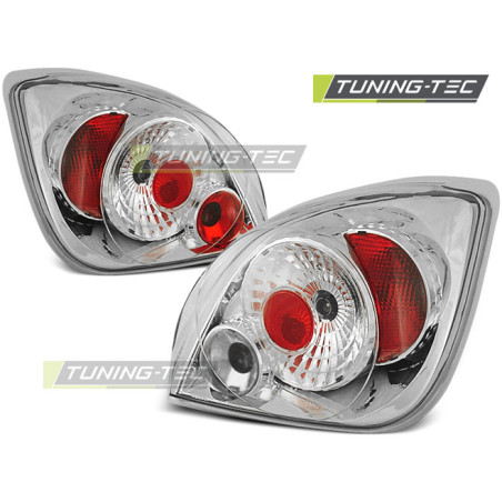 Fanali Posteriori Cromato per Ford Fiesta Mk4/5 10/1995-04/2002 (Cod. TT-LTFO08)