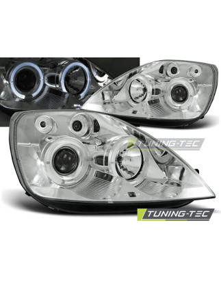 Fari Anteriori Angel Eyes per Ford Fiesta Mk6 05/2002-08/2005 (Cod. TT-LPFO08)