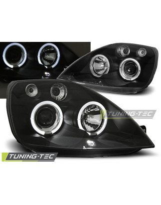 Fari Anteriori Angel Eyes per Ford Fiesta Mk6 05/2002-08/2005 (Cod. TT-LPFO09)