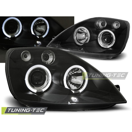 Fari Anteriori Angel Eyes per Ford Fiesta Mk6 05/2002-08/2005 (Cod. TT-LPFO09)