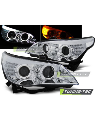 Fari Anteriori Angel Eyes per BMW E60/E61 2003-2007 (Cod. TT-LPBMC0)