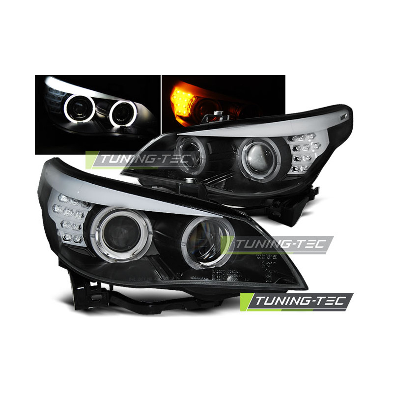 Fari Anteriori Angel Eyes per BMW E60/E61 2003-2007 (Cod. TT-LPBMC1)