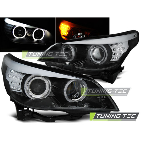 Fari Anteriori Angel Eyes per BMW E60/E61 2003-2007 (Cod. TT-LPBMC1)